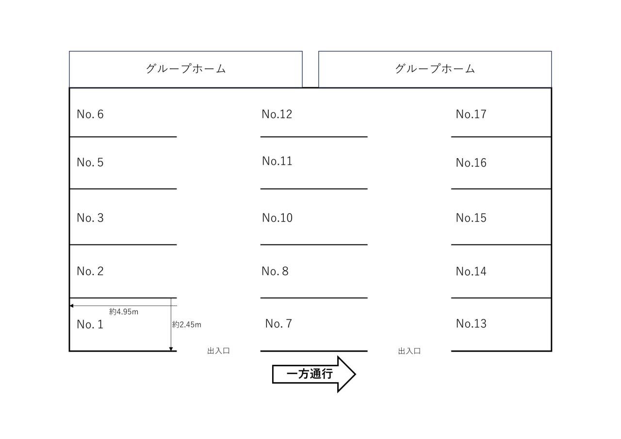 八筋ー19　駐車場図面