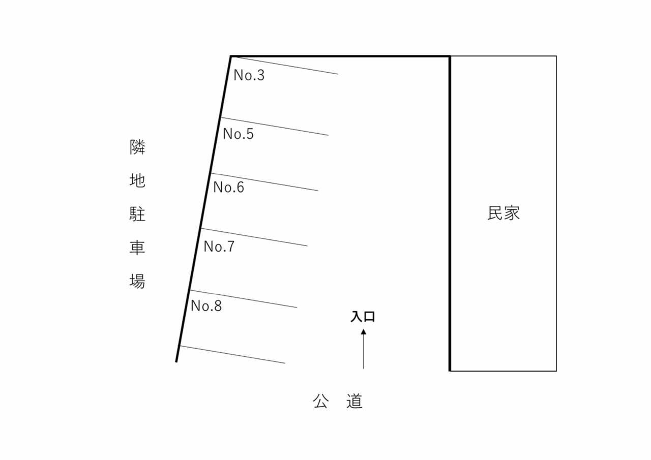 貴生町駐車場図面