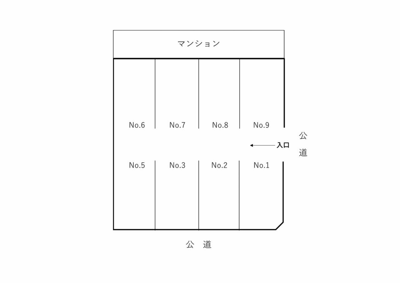 砂原町駐車場図面