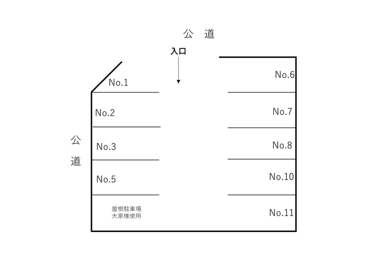 上１－３駐車場図面