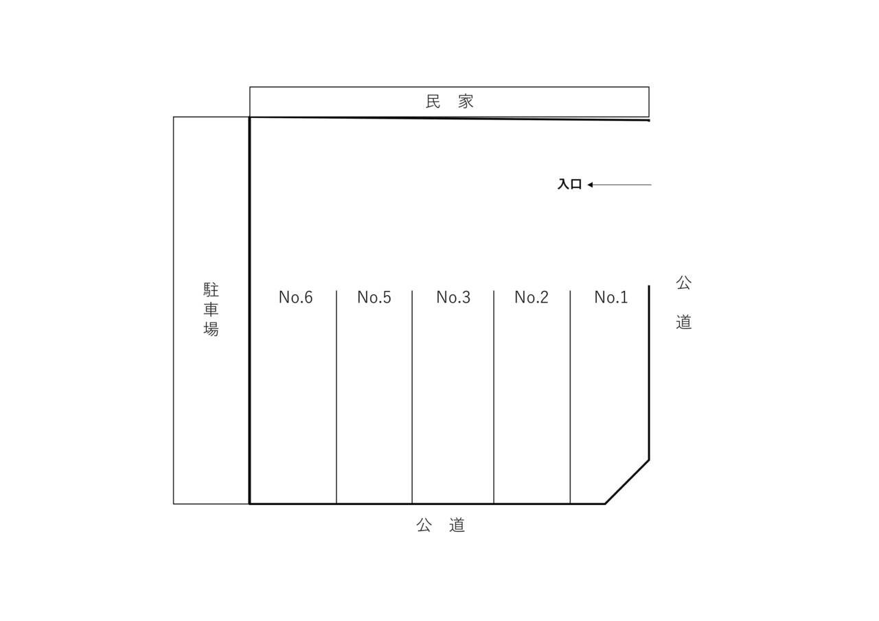 市場木ー６駐車場図面