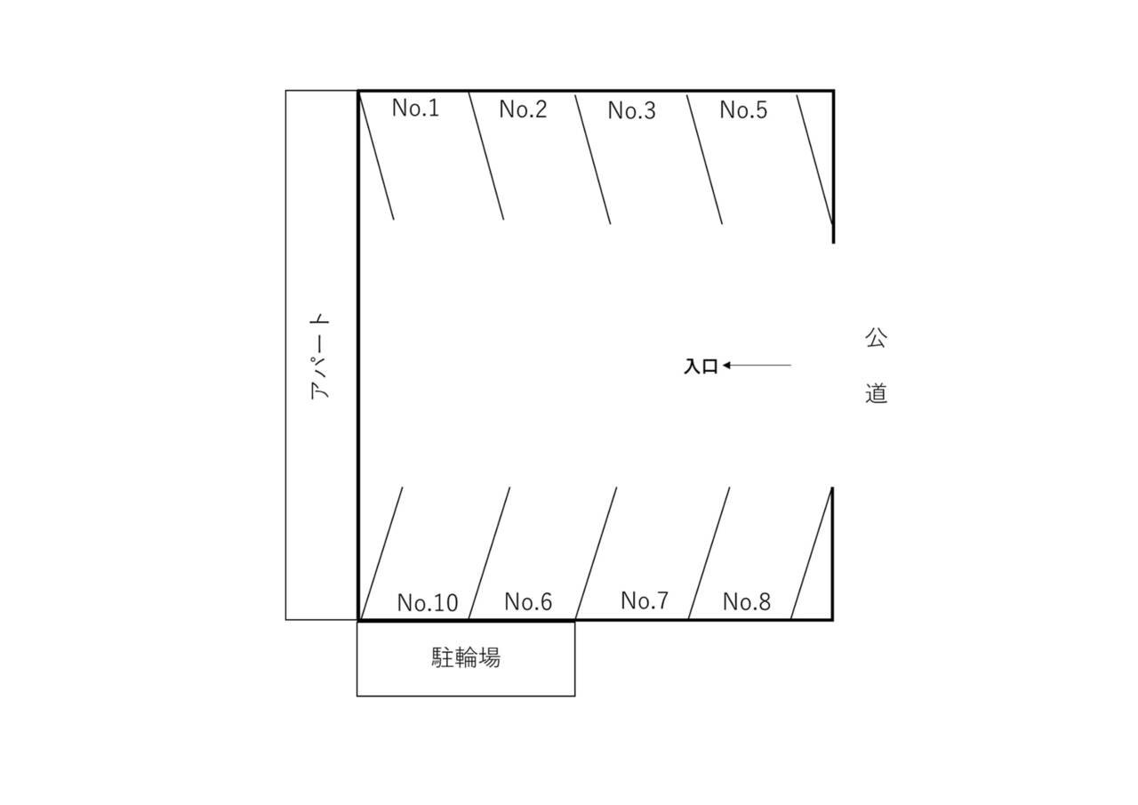 南川６駐車場図面