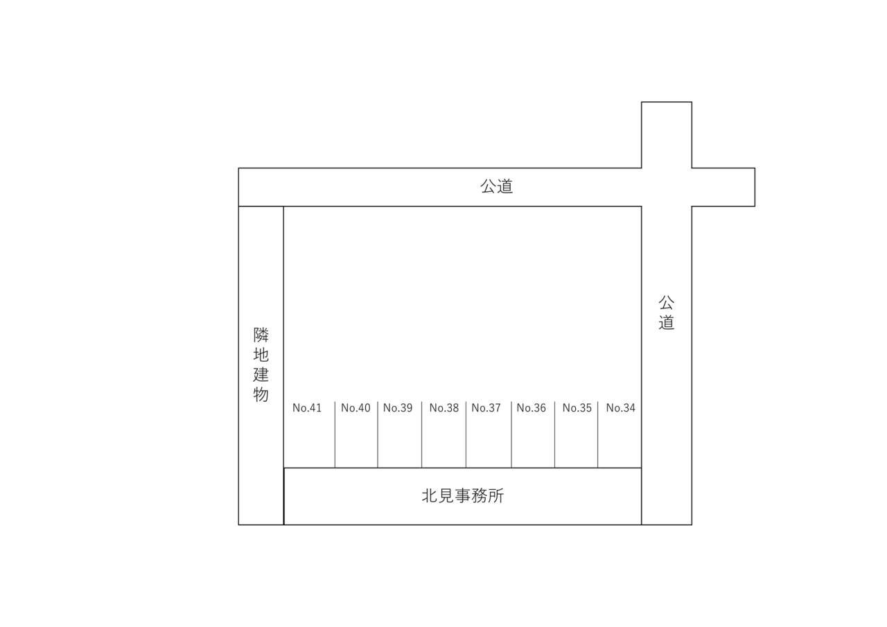 市場木ー７　駐車場図面