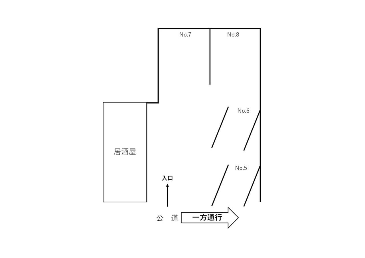 八筋ー１１　駐車場図面